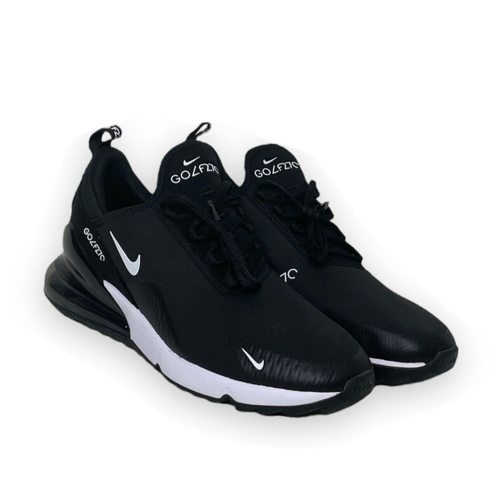 Nike Air Max 270 G Golf Men's Shoes Black/Hot Punch/White CK6483-106  New